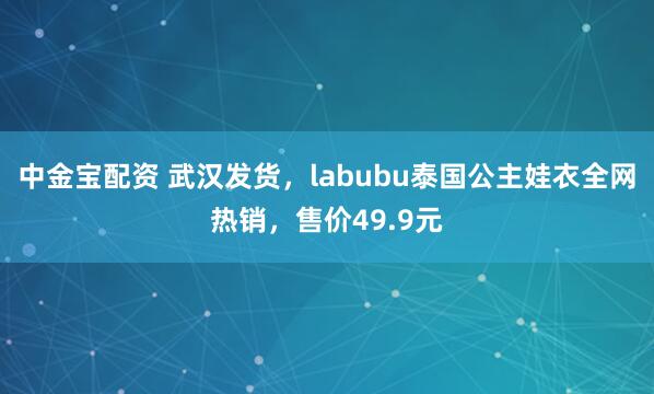 中金宝配资 武汉发货，labubu泰国公主娃衣全网热销，售价49.9元