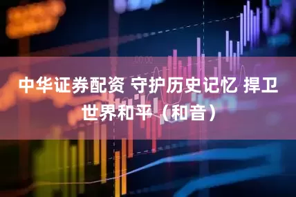 中华证券配资 守护历史记忆 捍卫世界和平（和音）